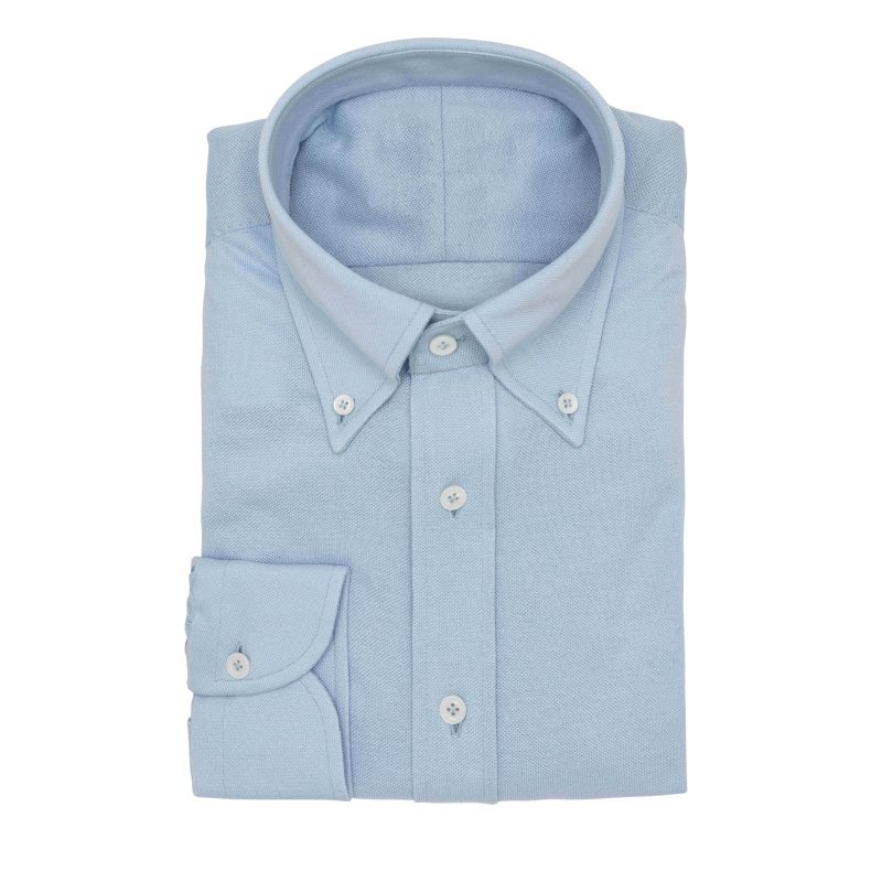 Light Blue piqué shirt - Anthony Formal Wear