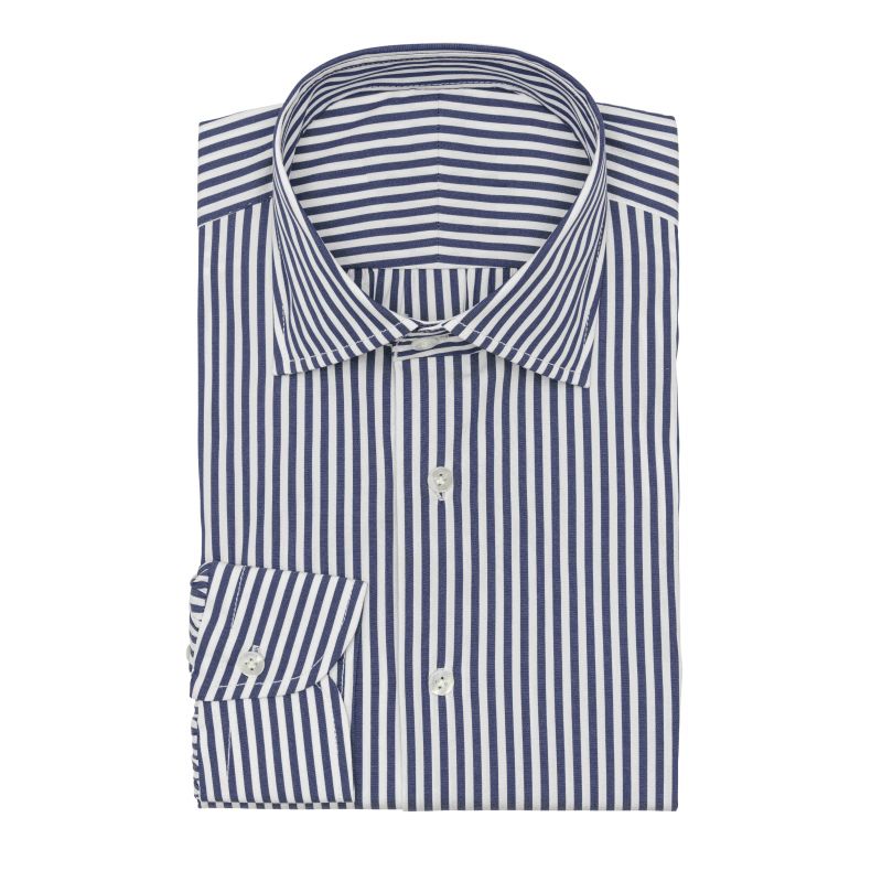 m.blue with white stripes shirt - Anthony Formal Wear
